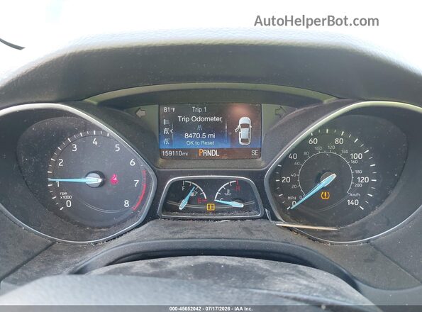 1FADP3K22HL303648 2017 FORD FOCUS Серый Вид задних сидений