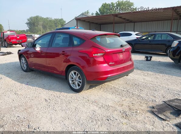 1FADP3K22HL313189 2017 FORD FOCUS Red Задня ліва чверть