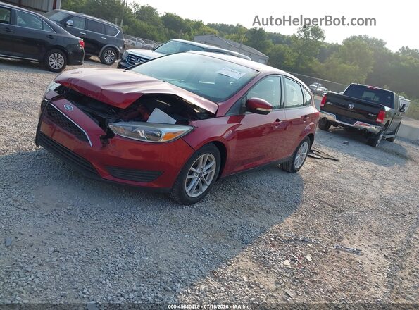 1FADP3K22HL313189 2017 FORD FOCUS Red Передня ліва чверть