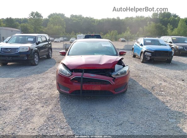 1FADP3K22HL313189 2017 FORD FOCUS Red Вид щитка приладів