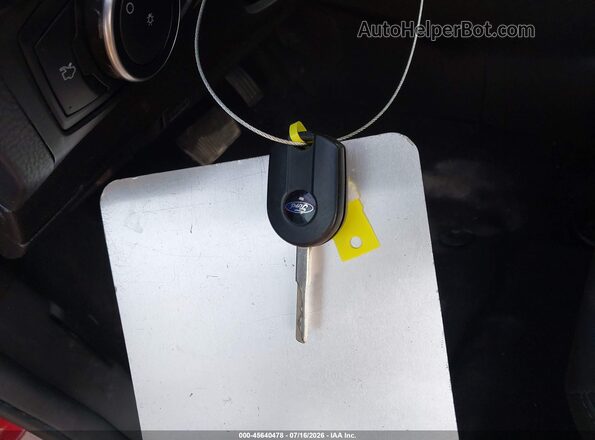 1FADP3K22HL313189 2017 FORD FOCUS Red Вид панелі приладів
