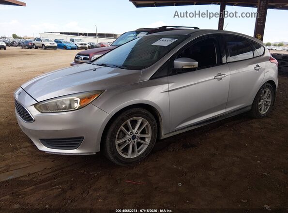 1FADP3K22HL314651 2017 FORD FOCUS Silver წინა მარცხენა ხედი სამი მეოთხედიდან