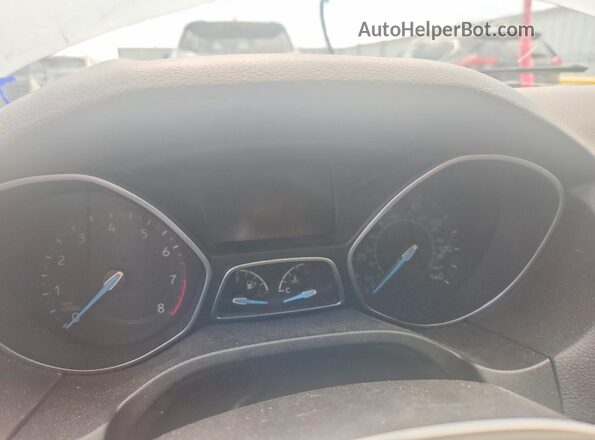 1FADP3K22JL302229 2018 FORD FOCUS White ხელსაწყოთა პანელის ხედი