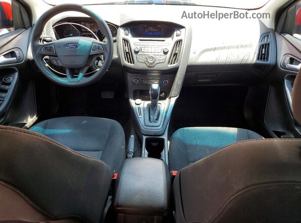1FADP3K23GL309425 2016 FORD FOCUS Red წინა პანელის ხედი