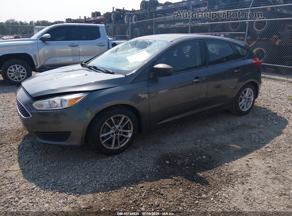 1FADP3K23JL212393 2018 FORD FOCUS Gray Vista tres cuartos delantera izquierda
