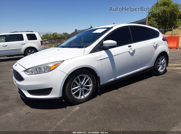 1FADP3K23JL295114 2018 FORD FOCUS White წინა მარცხენა ხედი სამი მეოთხედიდან