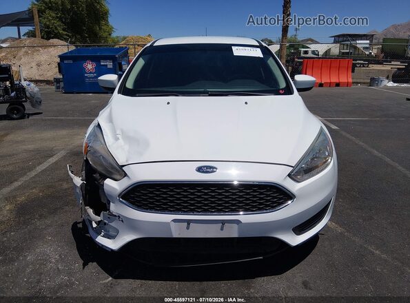 1FADP3K23JL295114 2018 FORD FOCUS White ხელსაწყოთა პანელის ხედი