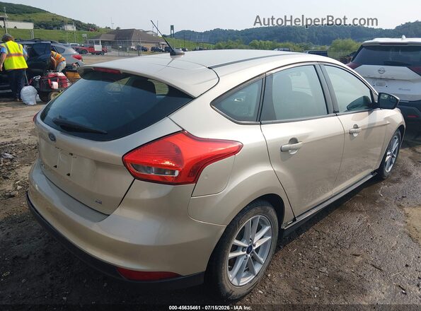1FADP3K23JL308699 2018 FORD FOCUS Gold Trasero derecho