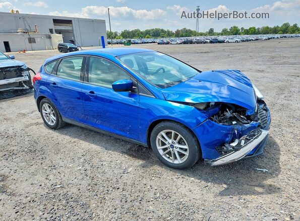 1FADP3K23JL329911 2018 FORD FOCUS Blue Przód prawy