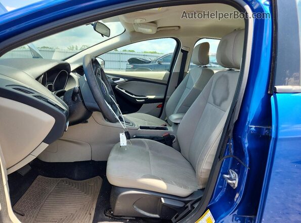 1FADP3K23JL329911 2018 FORD FOCUS Blue Widok wnętrza z przodu