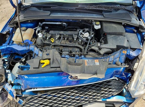 1FADP3K23JL329911 2018 FORD FOCUS Blue Widok wnętrza z tyłu