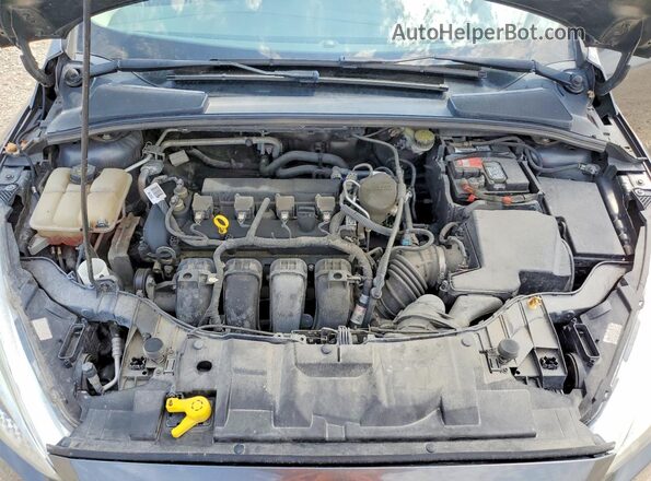 1FADP3K24GL245475 2016 FORD FOCUS Gray Вид задньої частини салону