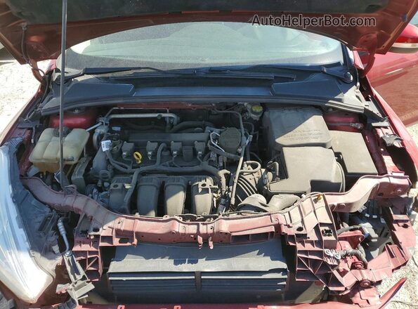 1FADP3K24GL251518 2016 FORD FOCUS Red Շարժիչի բաժամունքի տեսք