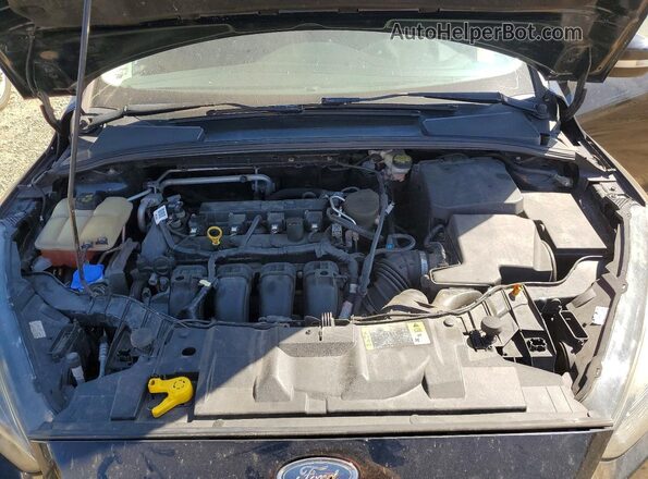 1FADP3K24GL296393 2016 FORD FOCUS Black Вид задньої частини салону