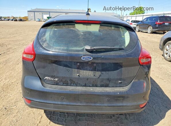 1FADP3K24GL296393 2016 FORD FOCUS Black Вид ззаду