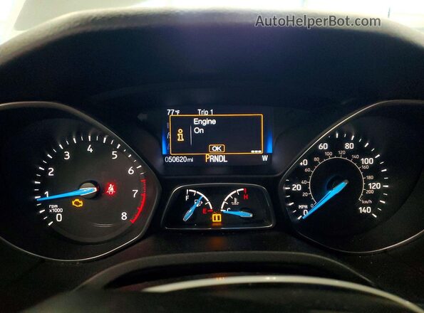 1FADP3K24GL341333 2016 FORD FOCUS Silver Սարքավորումների վահանակի տեսք