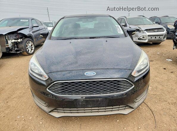 1FADP3K24HL317616 2017 FORD FOCUS Black Front view