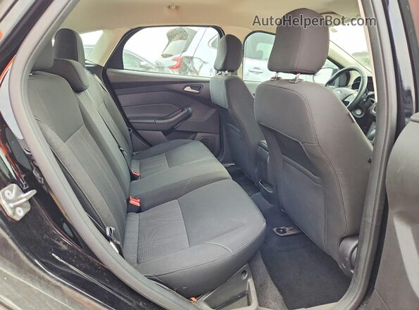1FADP3K24HL317616 2017 FORD FOCUS Black Rear seats view