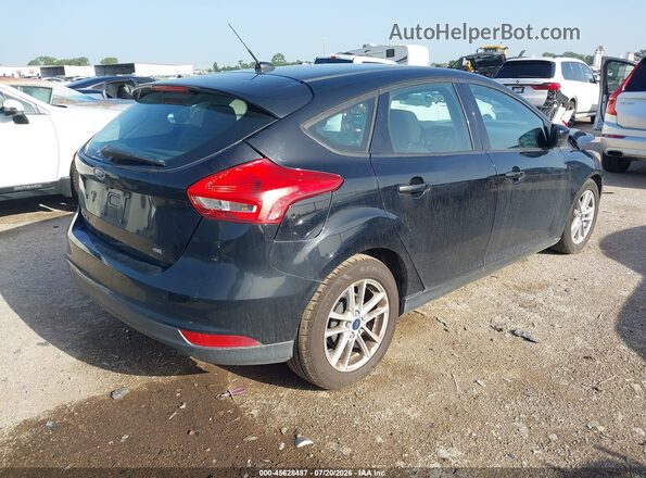 1FADP3K24JL262185 2018 FORD FOCUS Black Tył prawy