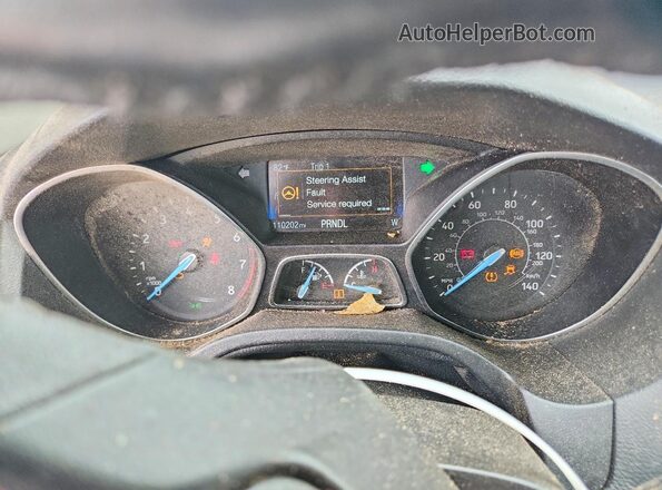 1FADP3K24JL276975 2018 FORD FOCUS Синий Вид щитка приборов