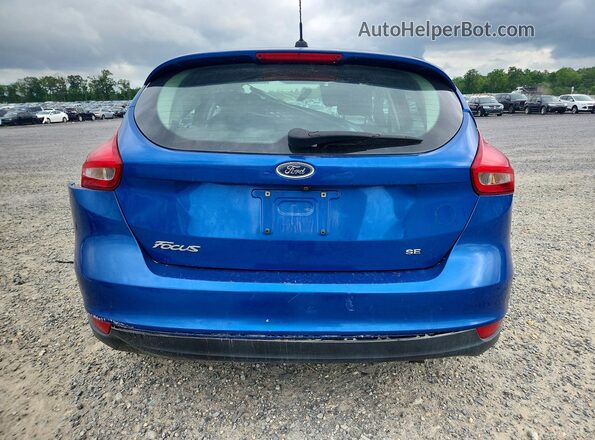 1FADP3K24JL276975 2018 FORD FOCUS Синий Вид сзади