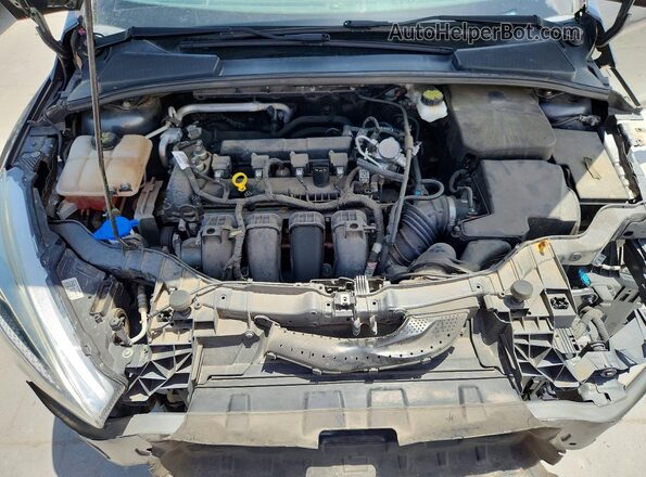 1FADP3K24JL282534 2018 FORD FOCUS Gray უკანა სალონის ხედი