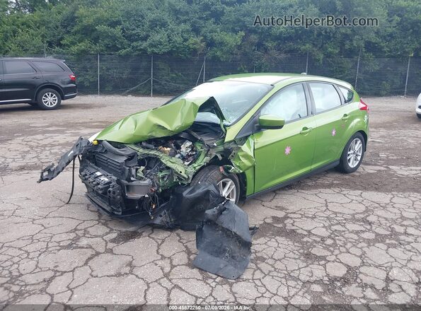 1FADP3K24JL307156 2018 FORD FOCUS Зеленый Передняя левая четверть