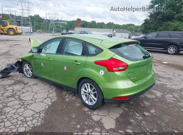 1FADP3K24JL307156 2018 FORD FOCUS Зеленый Задняя левая четверть