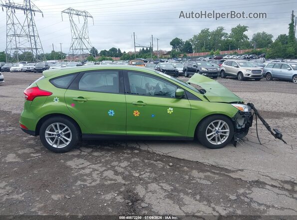 1FADP3K24JL307156 2018 FORD FOCUS Зеленый Вид задней части салона