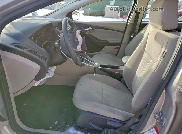 1FADP3K25GL347464 2016 FORD FOCUS Beige Vista interior delantera