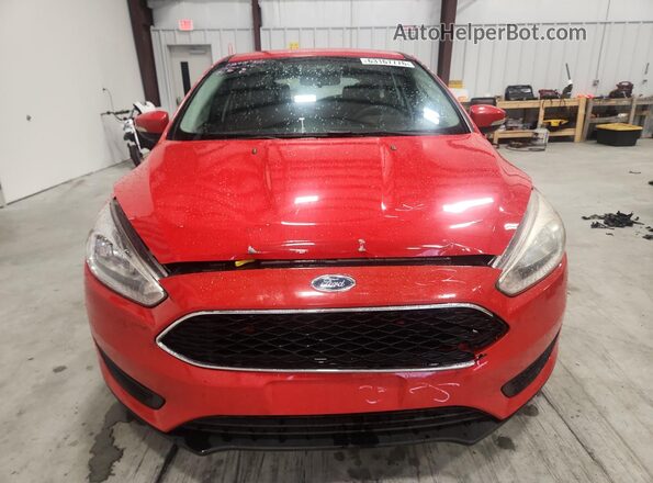 1FADP3K25GL376785 2016 FORD FOCUS Red Вид спереду