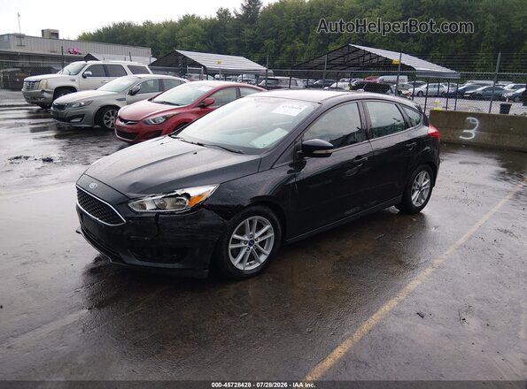 1FADP3K25GL384787 2016 FORD FOCUS Black Vista tres cuartos delantera izquierda
