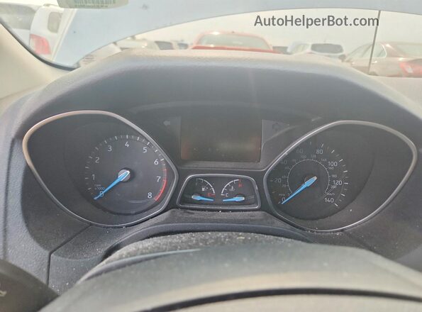 1FADP3K25GL403077 2016 FORD FOCUS Silver Widok zestawu wskaźników
