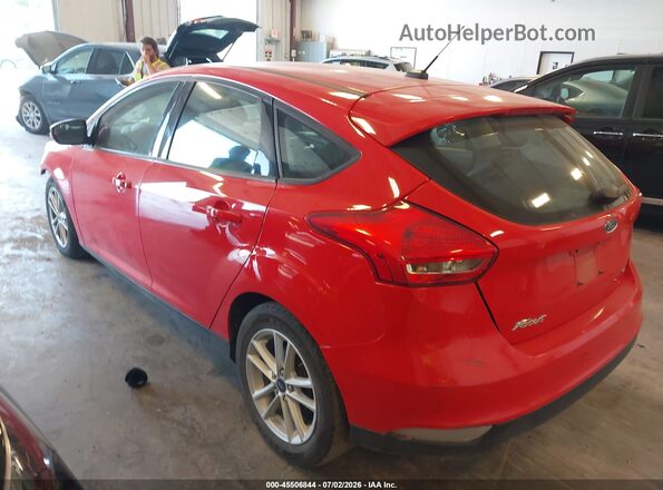 1FADP3K25HL217606 2017 FORD FOCUS Red Rear left