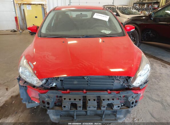 1FADP3K25HL217606 2017 FORD FOCUS Red Front view