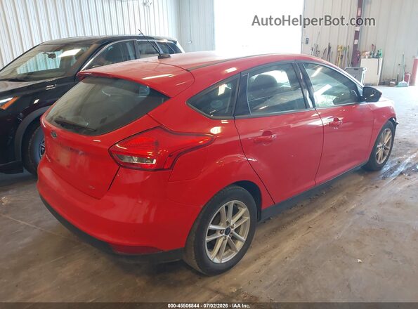 1FADP3K25HL217606 2017 FORD FOCUS Red Rear right