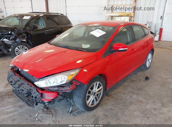 1FADP3K25HL217606 2017 FORD FOCUS Red Front left