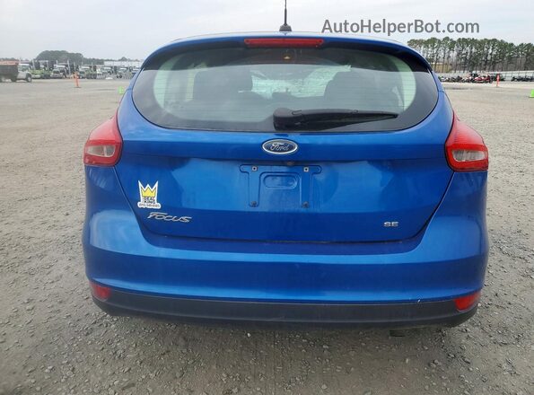 1FADP3K25JL297642 2018 FORD FOCUS Blue Вид ззаду