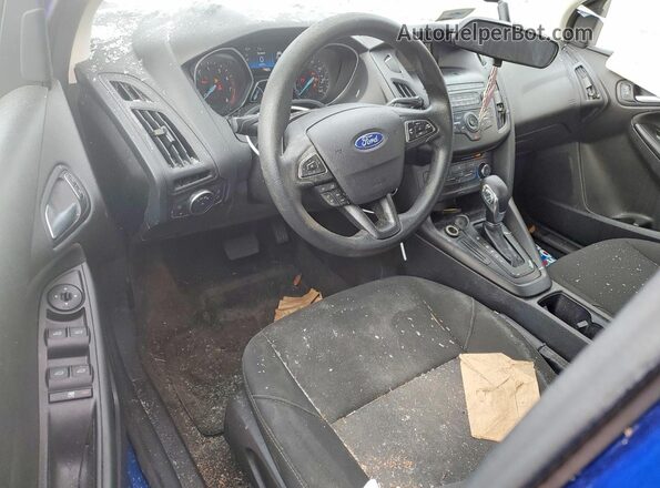 1FADP3K25JL297642 2018 FORD FOCUS Blue Вид панелі приладів