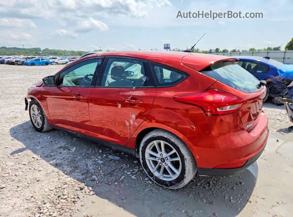 1FADP3K25JL326900 2018 FORD FOCUS Red Trasero izquierdo