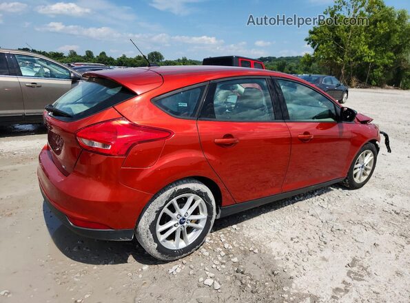 1FADP3K25JL326900 2018 FORD FOCUS Red Trasero derecho