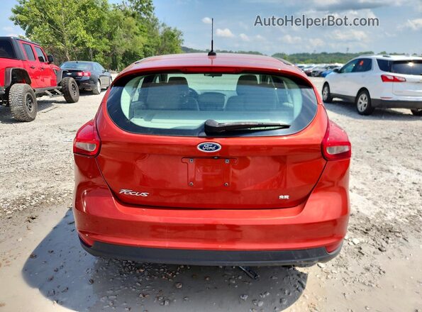 1FADP3K25JL326900 2018 FORD FOCUS Red Vista trasera