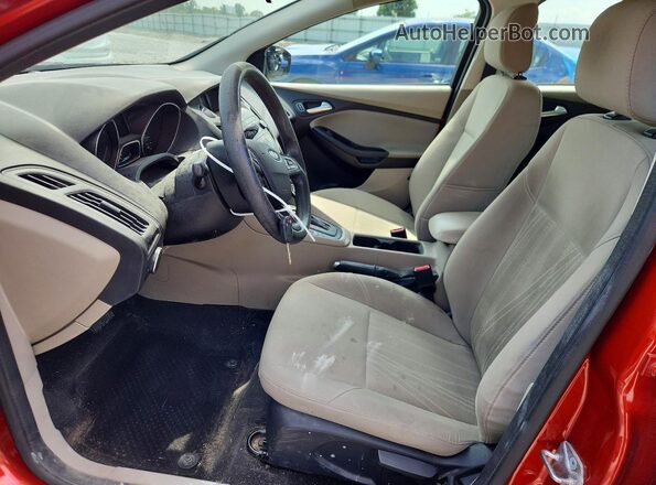 1FADP3K25JL326900 2018 FORD FOCUS Red Vista interior delantera