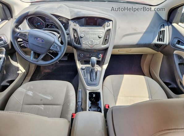 1FADP3K25JL326900 2018 FORD FOCUS Red Vista del salpicadero