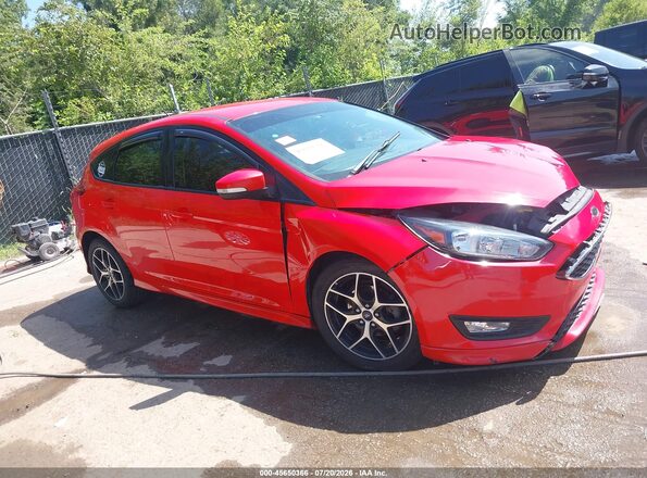 1FADP3K26GL225325 2016 FORD FOCUS Red ხელსაწყოთა პანელის ხედი