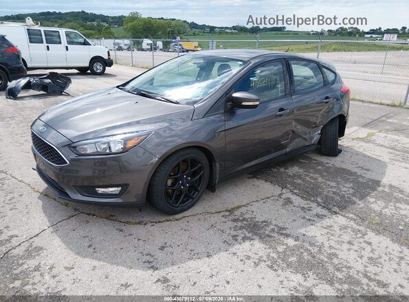 1FADP3K26GL225938 2016 FORD FOCUS Gray წინა მარცხენა ხედი სამი მეოთხედიდან
