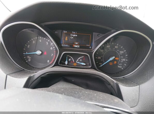 1FADP3K26GL225938 2016 FORD FOCUS Gray უკანა სავარძლების ხედი