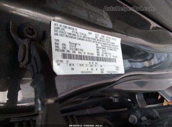 1FADP3K26GL225938 2016 FORD FOCUS Gray ძრავის განყოფილების ხედი