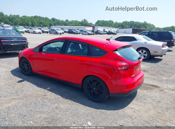 1FADP3K26GL329801 2016 FORD FOCUS Red Trasero izquierdo