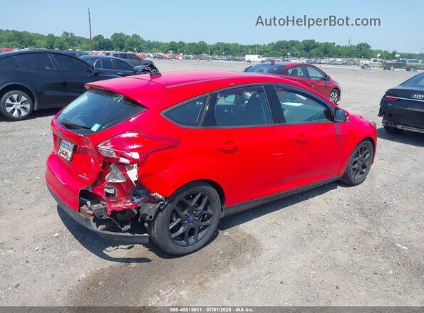 1FADP3K26GL329801 2016 FORD FOCUS Red Trasero derecho